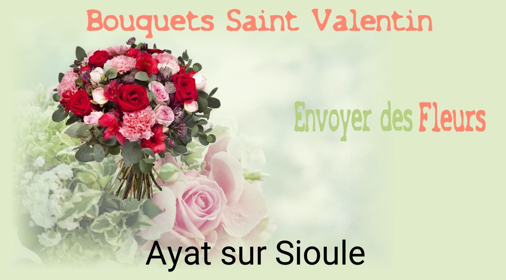 Roses de Saint-Valentin livrées à Ayat-sur-Sioule